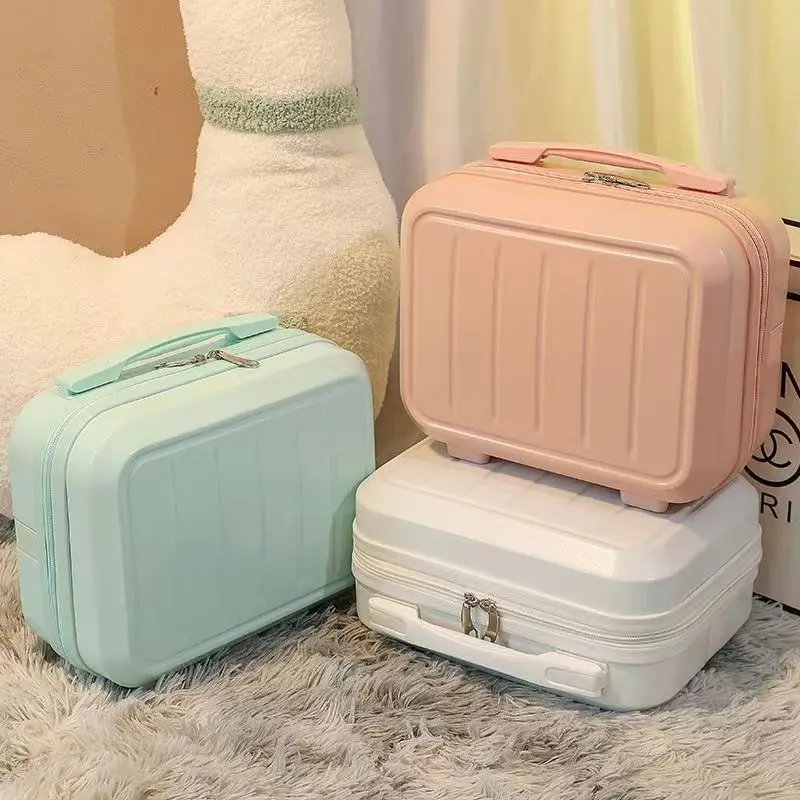 Portable Makeup Travel Case Pressure-proof Mini Carrying Hand Luggage Bag Organizer Suitcase Cosmetic Case for Women Girls