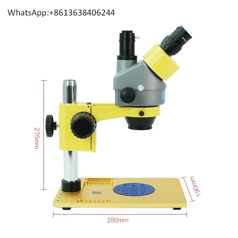 

Metal Anti Temperature Working Base Trinocular Simul Focal PCB Repair Microscope