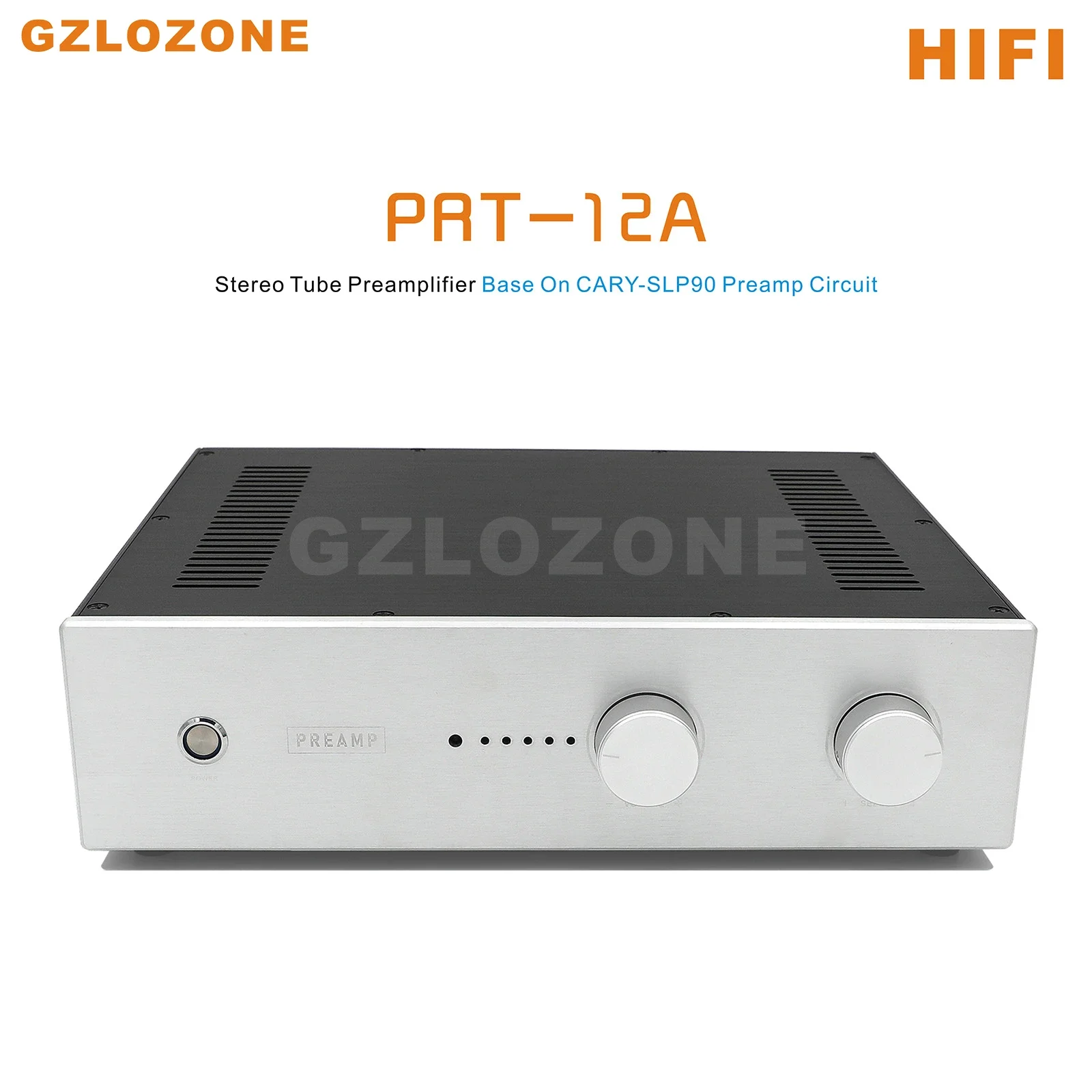 PRT-12A HIFI Tube Remote Preamplifier 12AU7 ( ECC82 ) Stereo Preamplifier Base On CARY-SLP90 Preamp Circuit