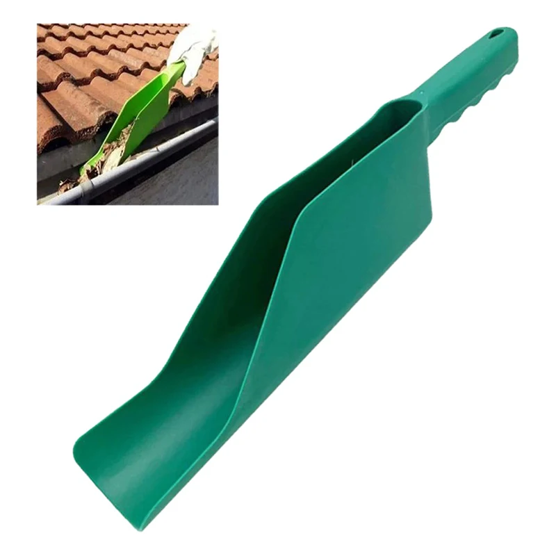 Gutter Scoop Roof Cleaning Tool Flex Fit Dirt Debris Getter Remover Eaves Garden Leaf Gutter Spoon Shovel Home Guttering Tools