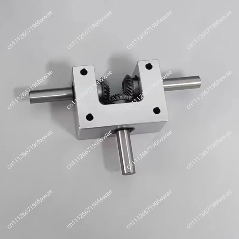 Differential Assembly Gearbox 90 Degree 1:1 Spiral Bevel Gear 6/8/10MM Output Shaft Reversible Small Corner Device
