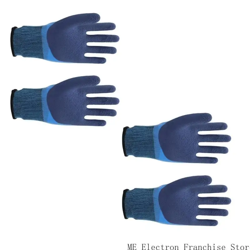 T5ea 2/4 زوج قفازات العمل للبستنة مستودع الصيد قفاز مقاوم للماء