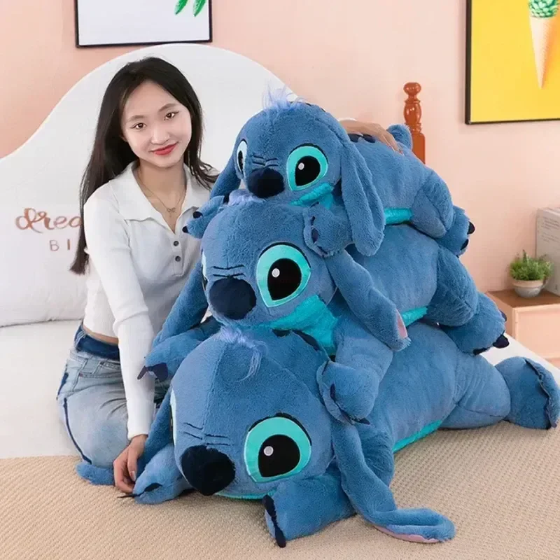 

Disney Lilo&Stitch Plush Toys Giant Size Lilo&Stitch Stuffed Doll Cartoon Couple Sleeping Pillow Soft Material Christmas Gifts