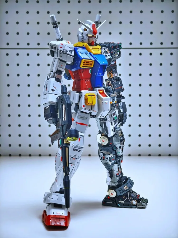 【AUF LAGER】KO PGU 1/60 Rx-78-2 2.0 Hochpräziser Rahmenbausatz Actionfigur Modellbausatz Figurensammlung Spielzeug Geschenk