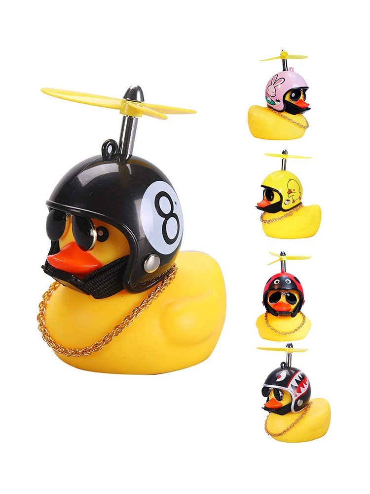 Car Decoration Rubber Duck Car Accessories Car Interior Pendant Motorcycle Accessorie s Toy Car Bicycle Ornaments