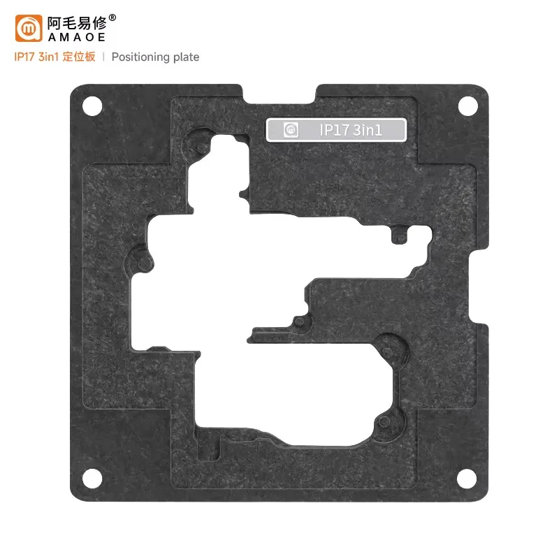 AMAOE IP X-17 31IN1 Middle Layer Reballing Stencil Station kits for iPhone X XS 11 12 13 14 15 16 17 Plus Pro Max Fixture Tool