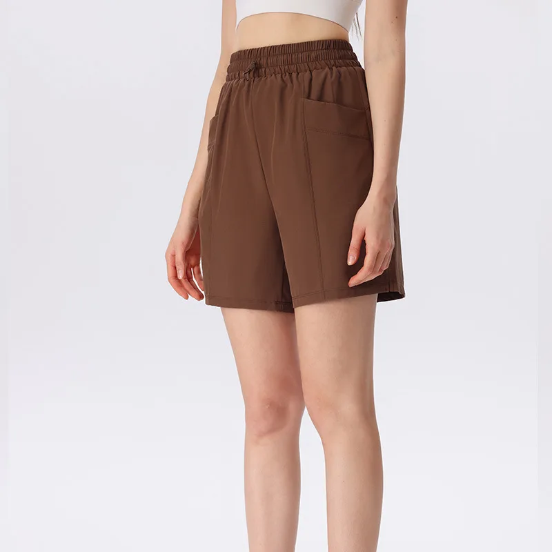 

шорты женские Summer New Loose Sports Shorts Women's Running Five-point Pants Quick-drying Yoga Fitness Casual Pants Outer Wear