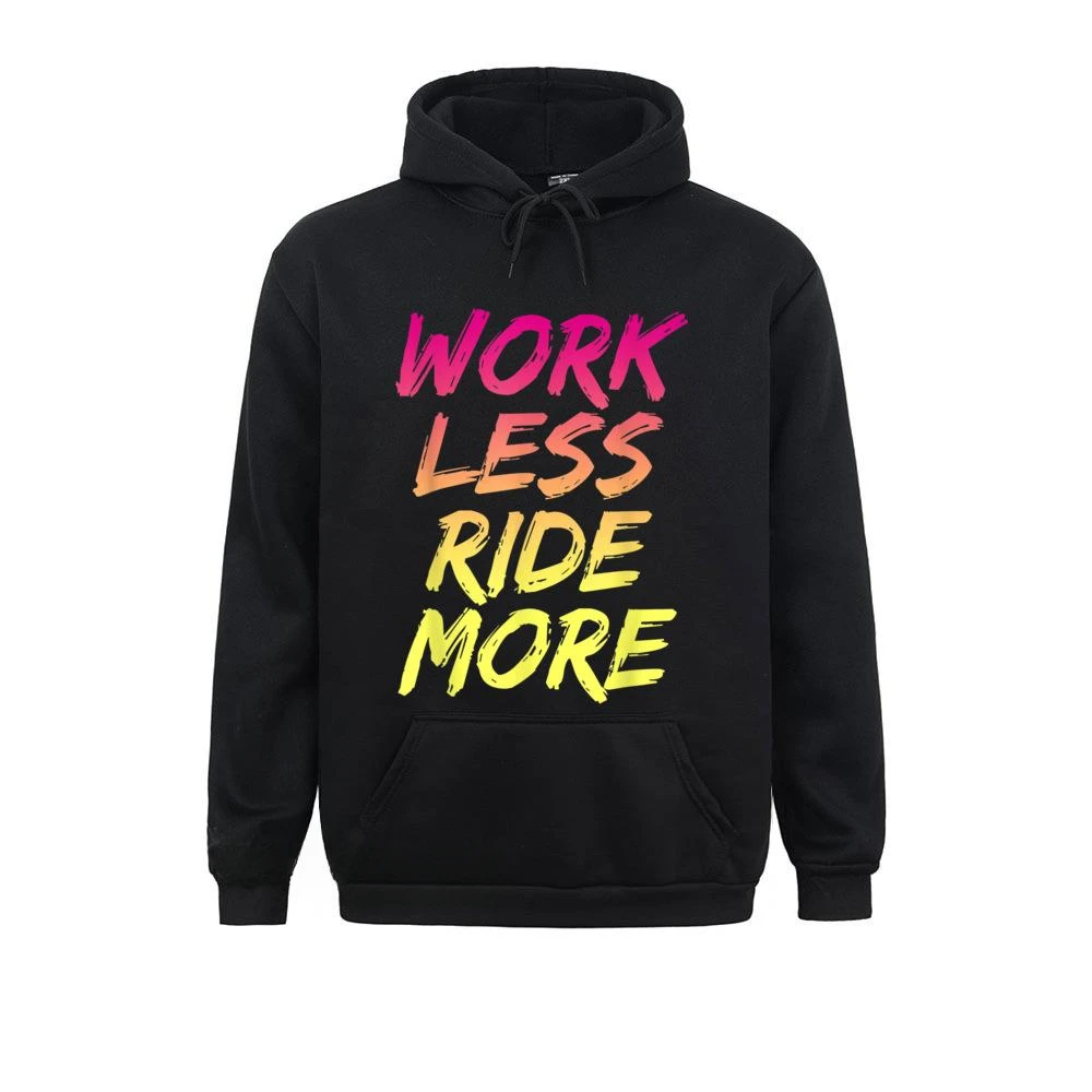 Daha Az Binmek Daha Fazla Hoodie Komik Dağ Sokak Bisiklet Ostern Günü Baskı Kapüşonlular Uzun Kollu Hip Hop Erkek Giysileri Unisex