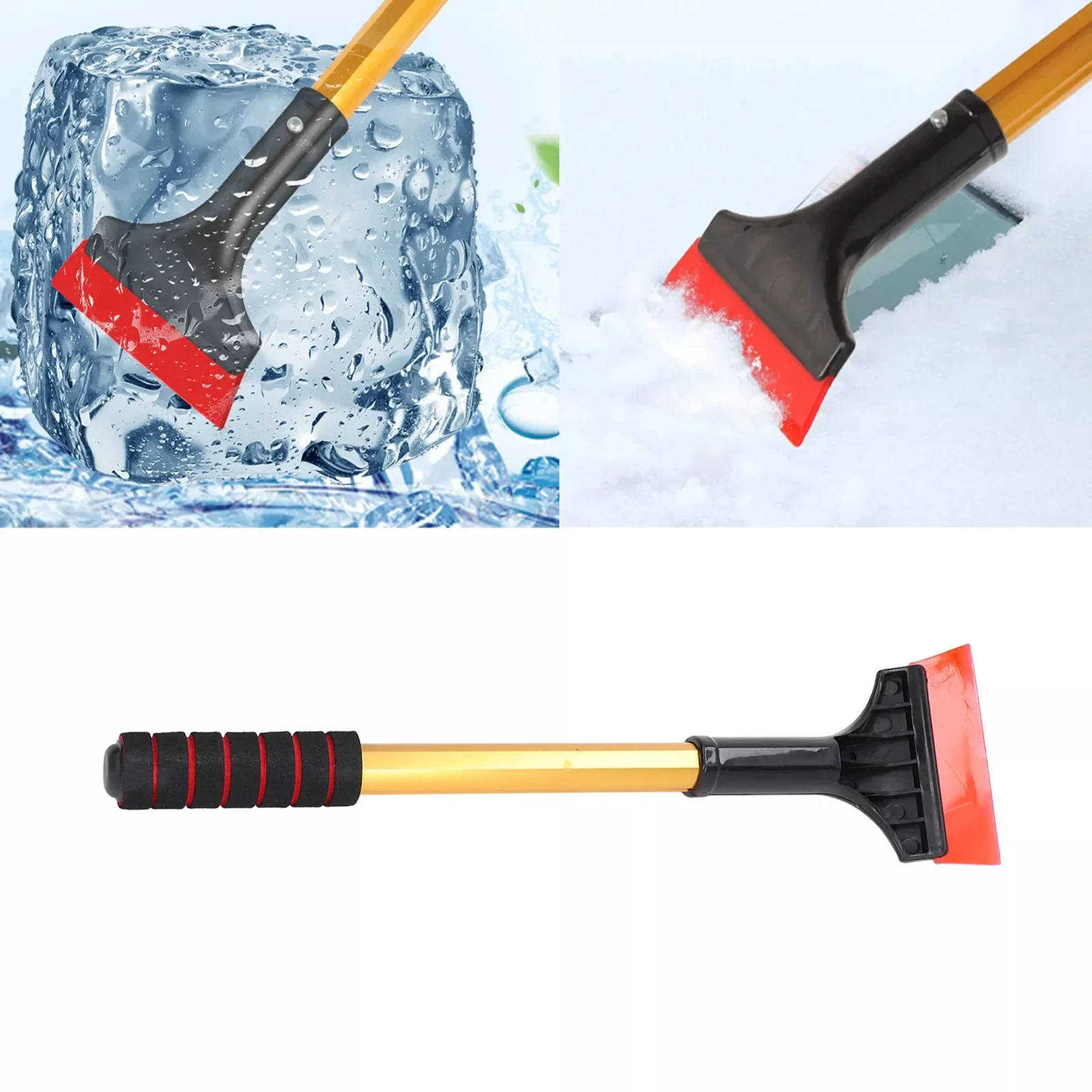 Car Snow Scraper Windshield Snow Shovel Soft PVC Window Lce Snow Removal Shovel Glass Defrost Removal Winter Car Accessories