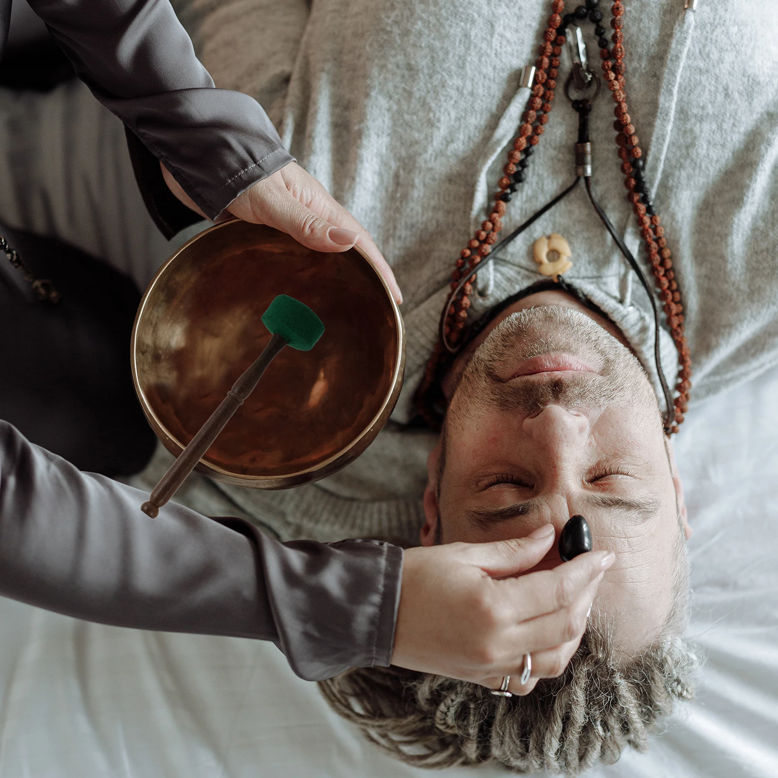 

Wooden Sound Bowl Mallet Premium Craft Accessory For Singing Bowl Durable Meditation Tool Percussion Instrument Stick