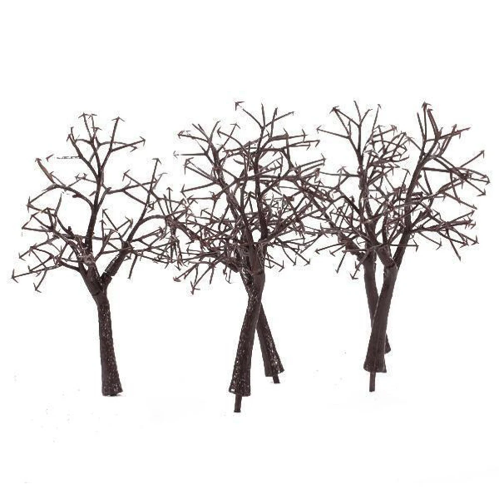 10szt Model krajobrazu Bare Tree Trunk 12cm Sceneria Landscape Model Bare Tree Trunk Simulation Plant Decoration