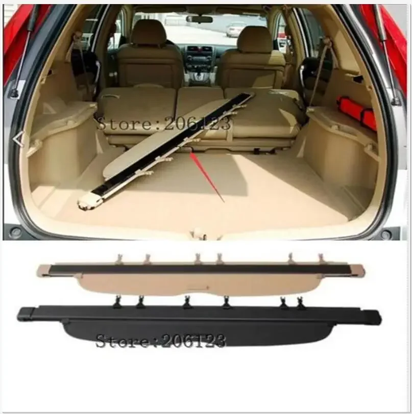 Brand New! Fabric Rear Trunk Security Shield Cargo Cover Beige For Honda CRV CR-V 2007 2008 2009 2010 2011