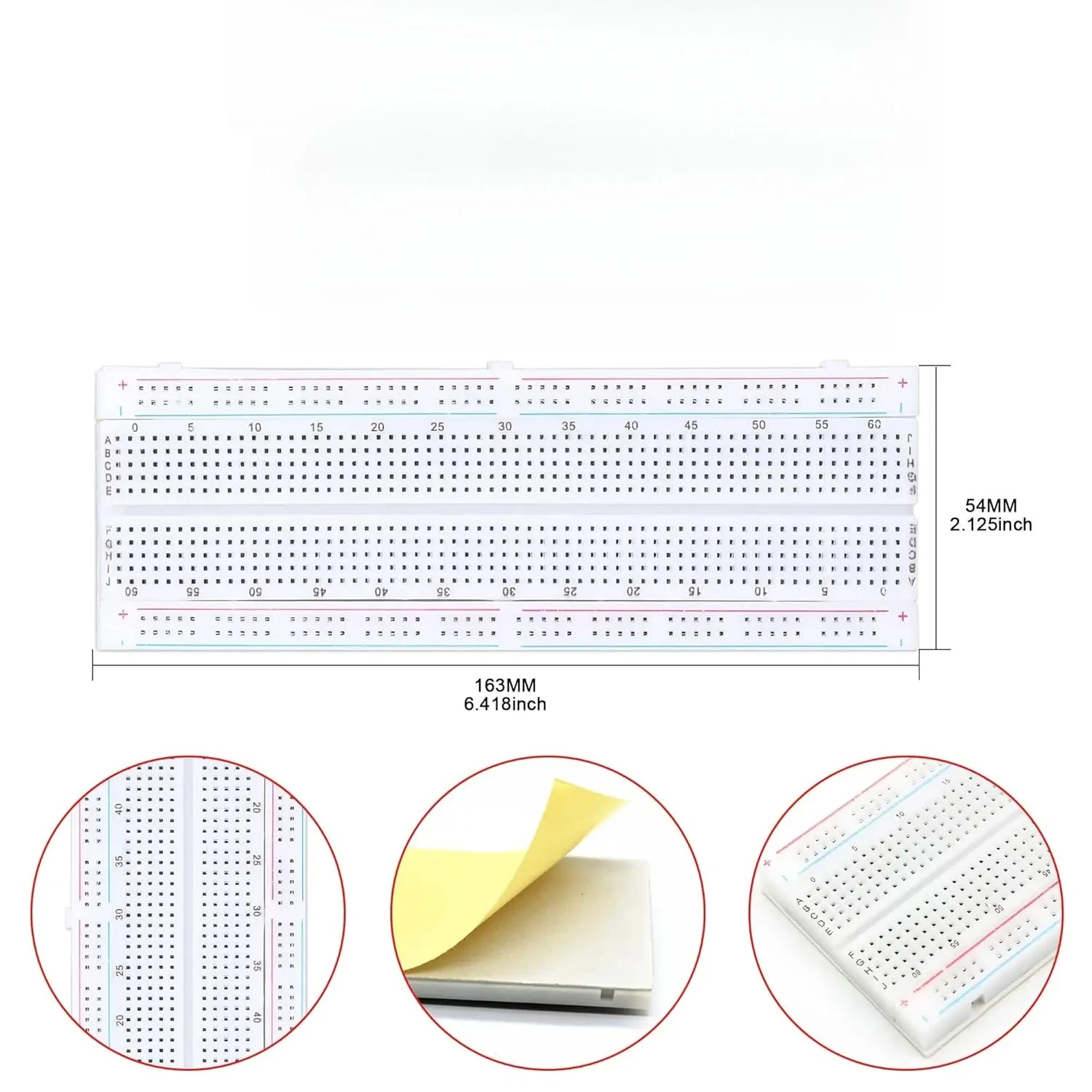 Premium Breadboard Jumper Wire Combo Starter Kit – Breadboard DIY Learning and Development Project Kit for Arduino