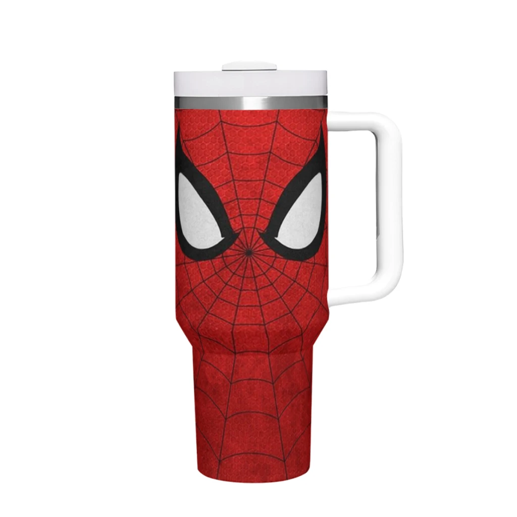 Car Travel Mugs Spider Man Spider Man Stainless Steel 304 Tumbler Water Bottle 40oz/1200ml