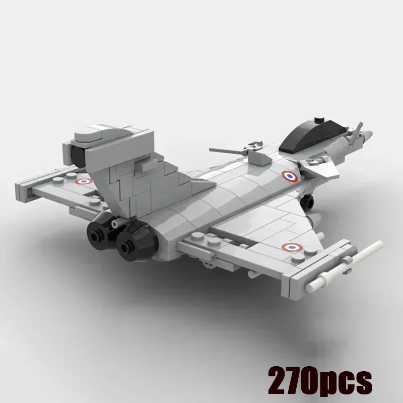 

Moc Building Bricks Military Model 1: 72 Scale Rafale C Fighter Technology Modular Blocks Gifts Christmas Toys DIY Sets Assembly
