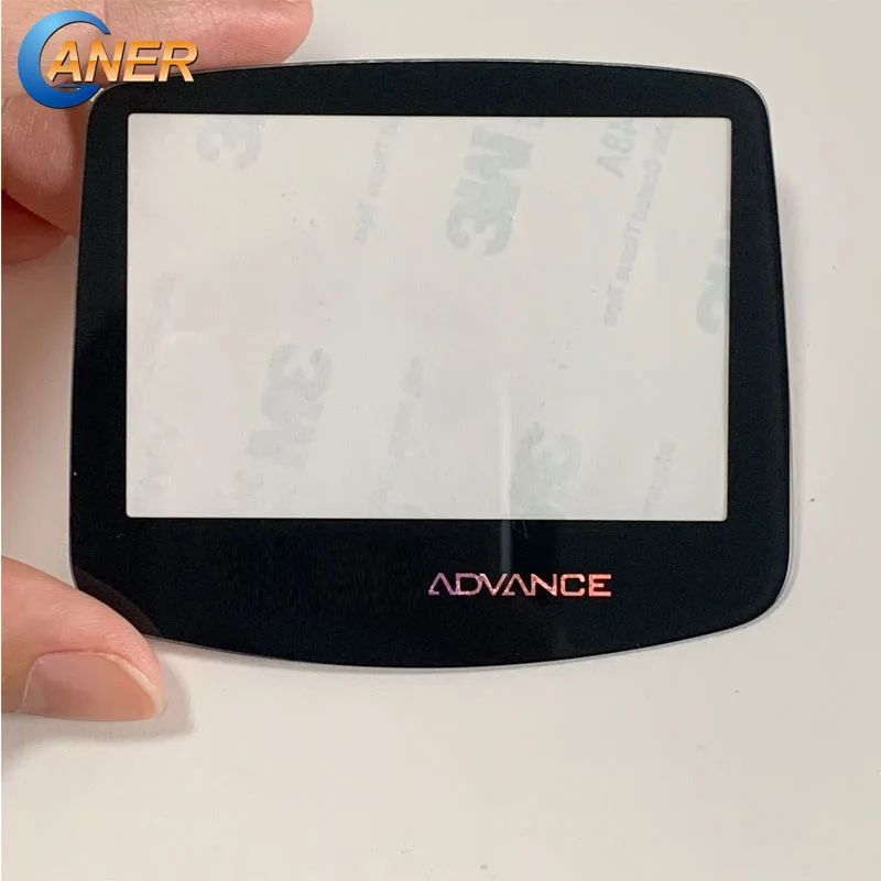 Ganer Glass Lens Mirror gradient font for Gameboy Advance GBA Gaming Screen Lens for GBA Screen Lens Protector Cover Replacement