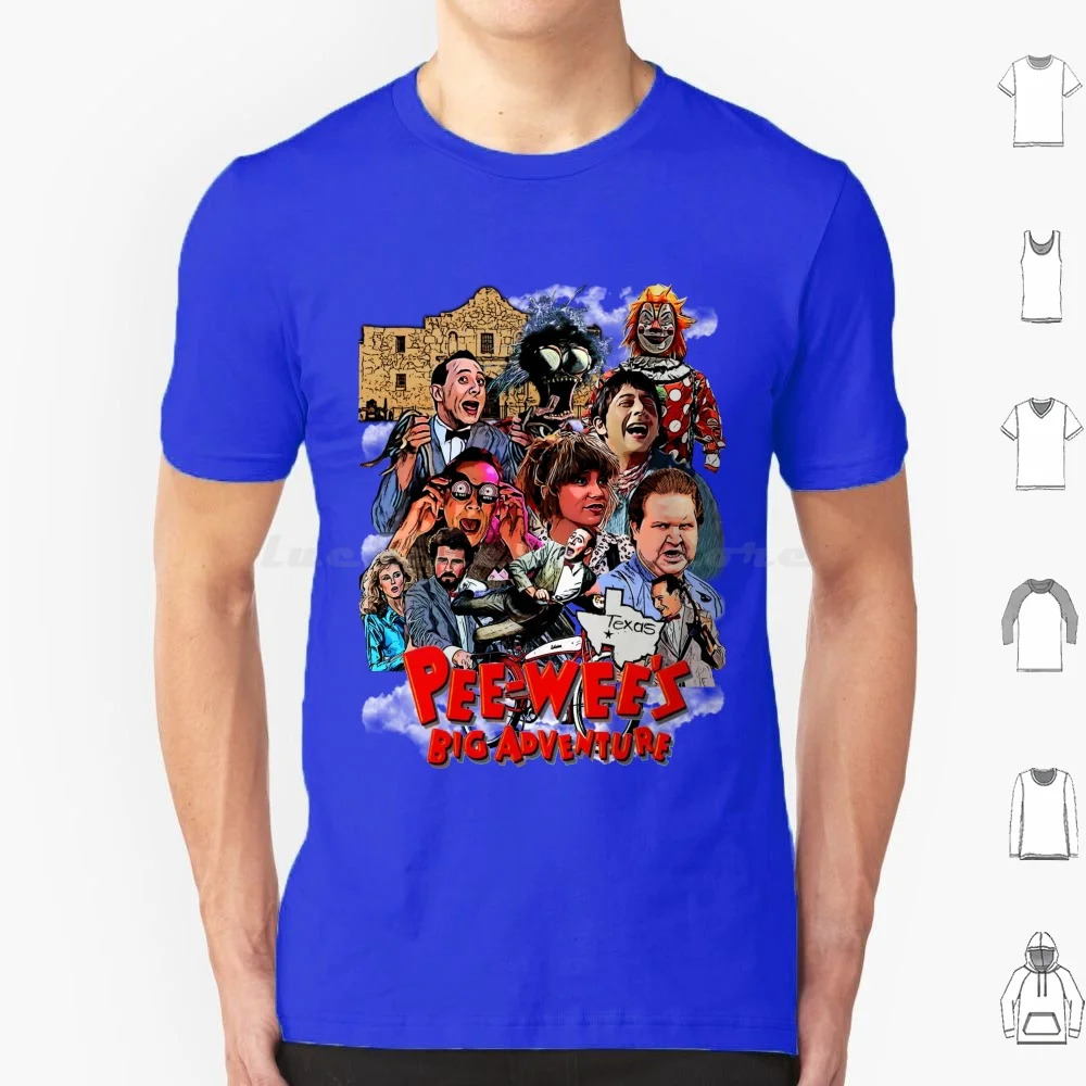 Peewee's Big Adventure T Shirt 6xl Cotton Cool Tee Peewees Big Adventure Paul Rubens Play Housr Movies Popular A Night Beverly