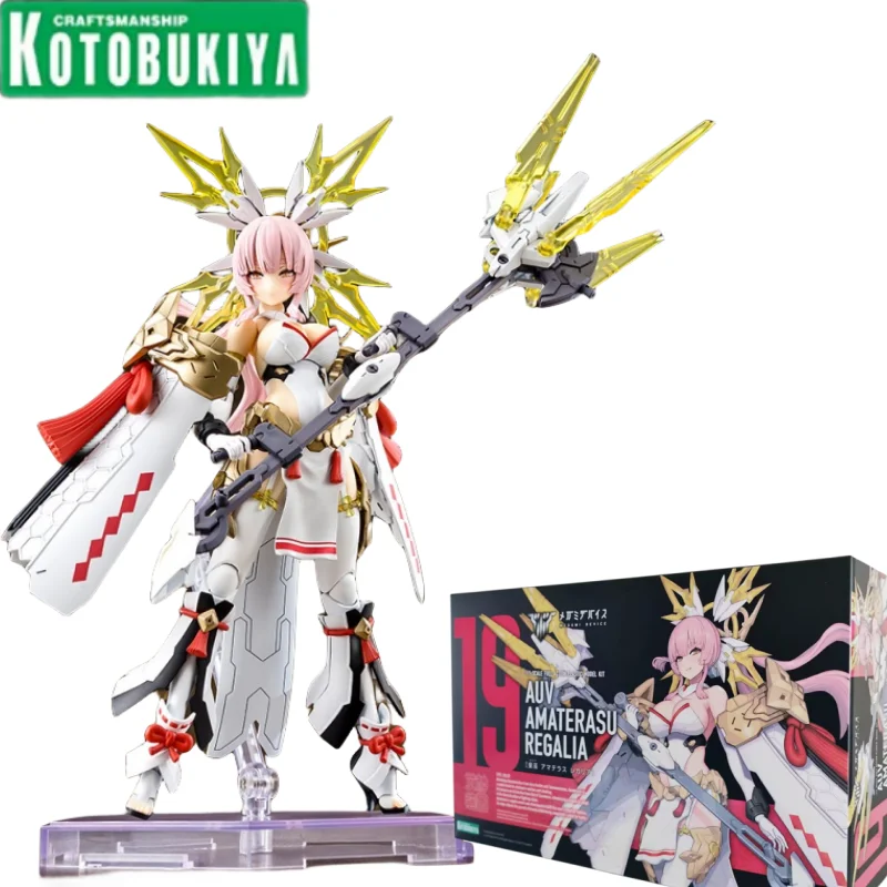 

Kotobukiya Original Kp698 Megami Device19 Auv Amaterasu Regalia Anime Action Figure Mobile Suit woman Model Gifts Toys