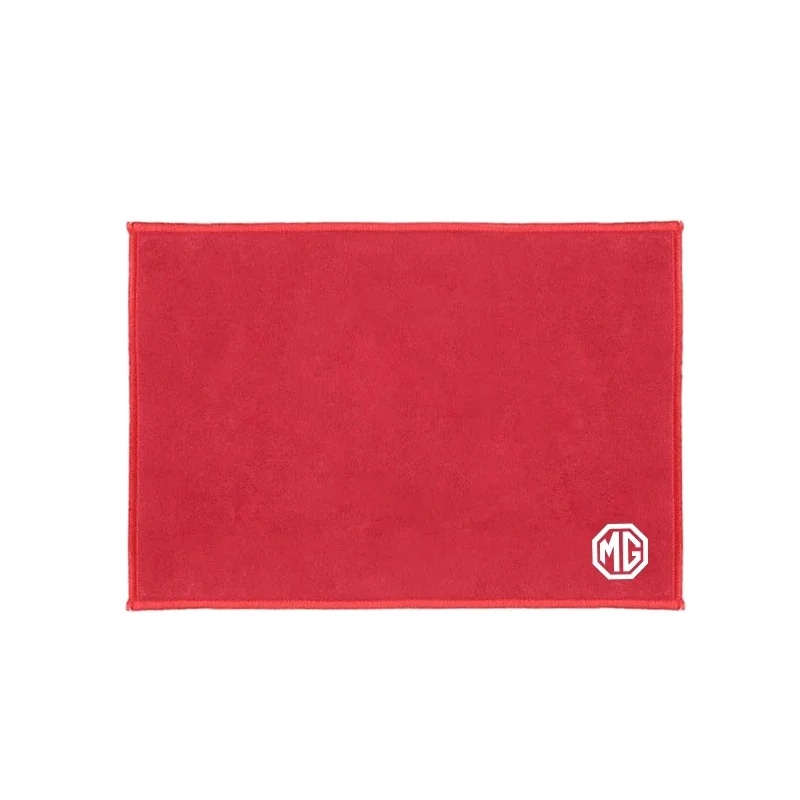 Morris Garages Suede Detailing Towel For MG4 EV Cyberster ZS EV GT, MG Logo Lint-free Water Absorbing Car Washing Cleaning Cloth