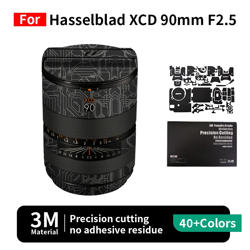 

Mebont для Hasselblad 90 мм кожи Hasselblad XCD 90 мм F2,5 наклейка на объектив камеры защитная пленка полная защита без остатков