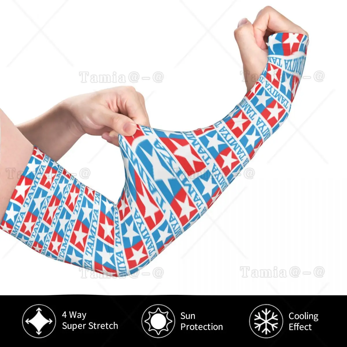Custom Tamiyas Sports Compression Arm Sleeves Warmer Men Women Sun UV Protection Tattoo Cover Up for Running