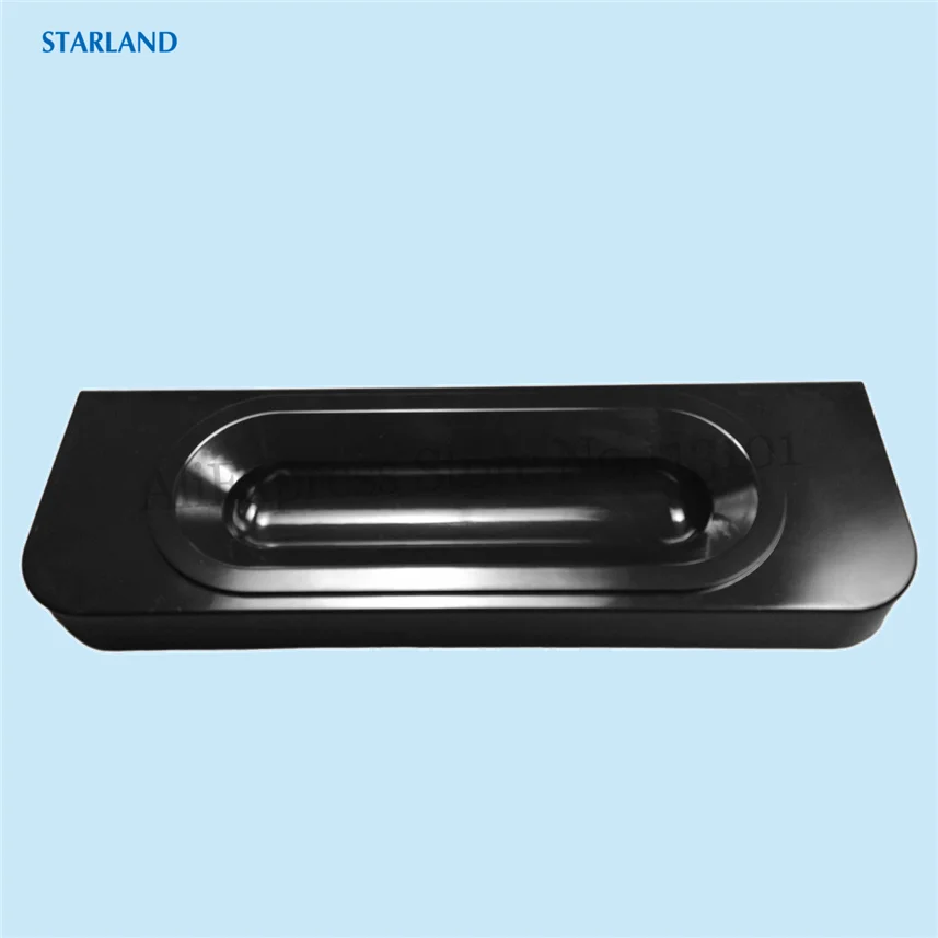 1 البلاستيك حوض غمس المياه الأمامية يقطر حوض أسود جديد قطع غيار آيس كريم ناعم القوام آلات استبدال تركيب الملحقات