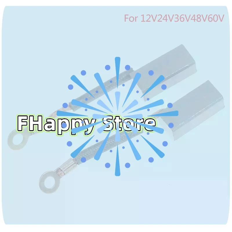 [MA]2pcs DC 12V24V36V48V60V Electromobile Sump Pump Motor Copper Carbon Brush 6*8*17mm Cycling Accessories[MA]