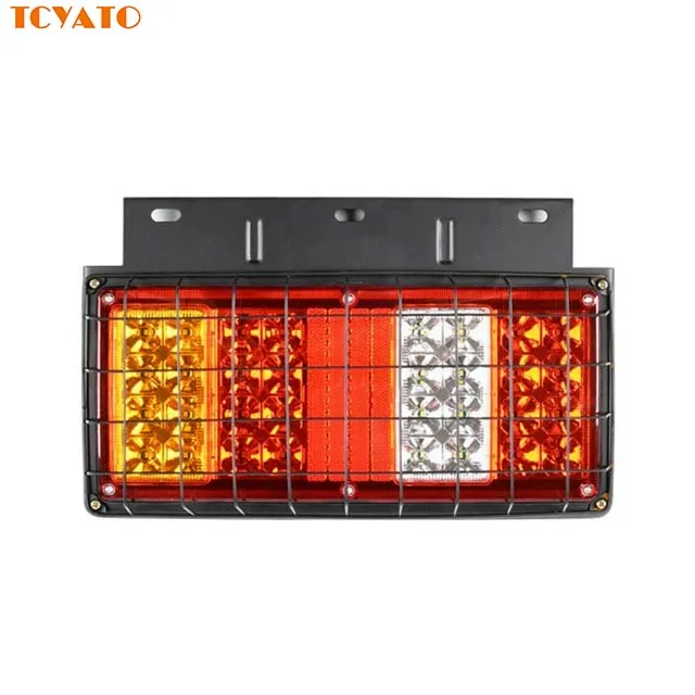 

TCYATO Truck Taillights 12V, 24VLED Truck Taillight Assembly, Trailer Iron Mesh, Agricultural Vehicle Taillights