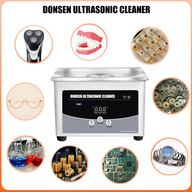 Dongsen ultrasonic cleaning machine, household washing glasses, jewelry, watch nozzles, small industrial cleaning machine