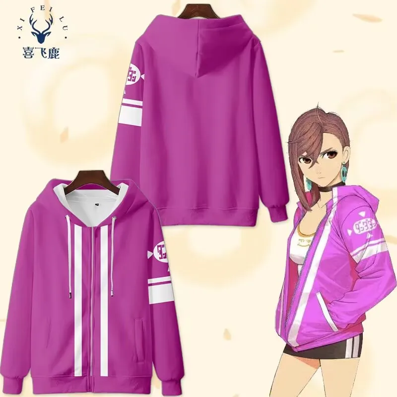 

CosplayANIME Momo Ayase Cosplay Hoodie Unisex 3D Printed Dandadan Okarun Costume Hooded Fashion Coat for Spring Autumn