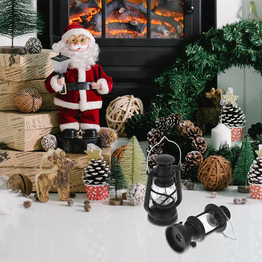 4 pçs lâmpadas em miniatura micro paisagem decoração iluminação realista para casa de bonecas cena pequena casa ornamento retro mini lâmpada