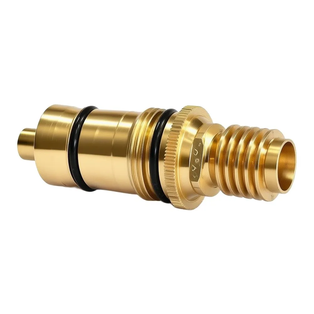 1Pc Brass Thermostatic Cartridge For Grohtherm 2000 Shower Valve Gold Temperature Control Mixer Replacement Part Home Plumbing