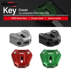 Capa de chaveiro CNC para motocicleta, tampa chave para Kawasaki ER6N, ER-6N, 2000-2022, 2021, 2020, 2019, 2018