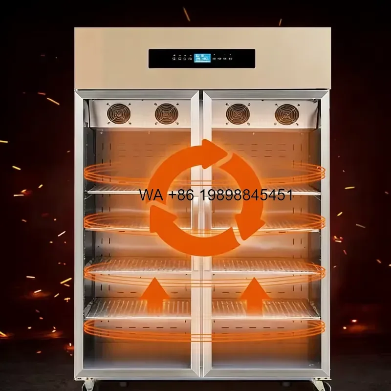 Wmwmnu Commercial Yogurt Incubator Refrigerated Fermentation Double Door Refrigerator for Yogurt Making