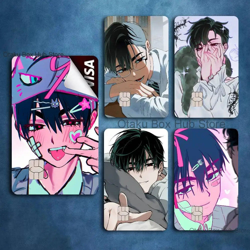 Ivan A-Alien Stage Card Stickers Credit Visa Debit Bank Charge Card Bus Metro Waterproof Sticker Decal Decoration