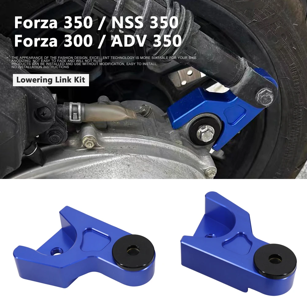 

Motorcycle Rear Lowering Link Kit Rear Shock Lowering Kit Body lowered by For HONDA Forza 350 NSS 350 Forza 300 ADV 350 ADV350