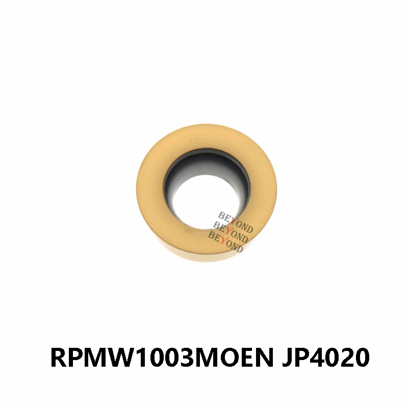 Rpmw1003moen jp4005 jp4020 10 pçs/caixa inserções de carboneto originais ferramenta torneamento torno cortador alta dureza corte rpmw 1003 rpmw1003