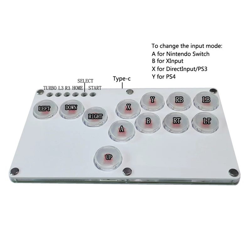 12Key Joystick Hitbox Keyboard Arcade Stick Controller For PS4/PS3/Switch/PC Arcade Hitbox Controller Fight Sticks