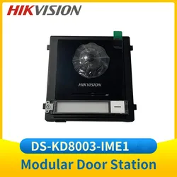 Stazione porta modulare originale Hikvision DS-KD8003-IME1(B) con staffa di montaggio DS-KD-ACF1 DS-KD-ACW2 Modulo tastiera DS-KD-KP