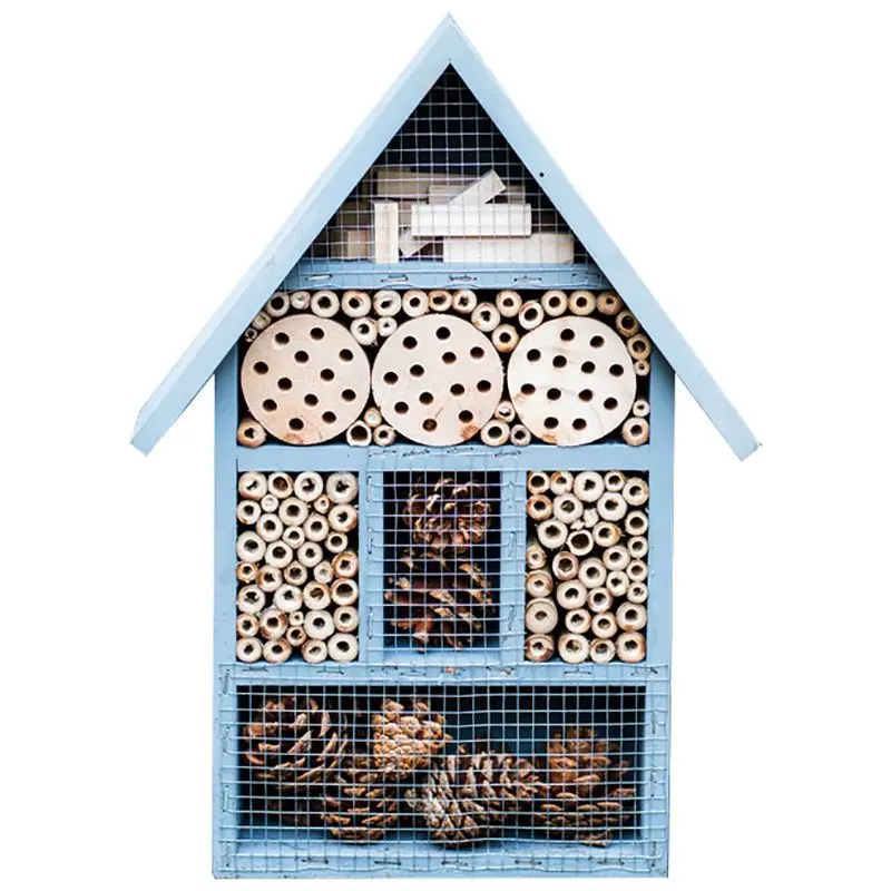 Pastoral Country Insect House Wall Hanging Decor Outdoor Courtyard Garden Ornament B&B Wall Decoration