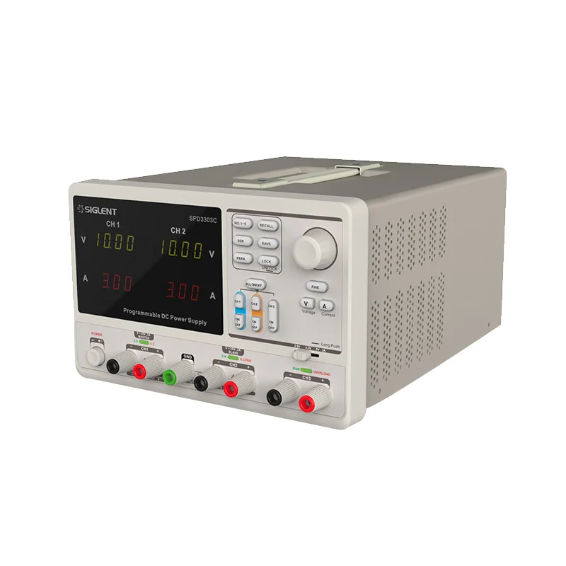 Siglent SPD3303X/X-E High Precision Triple-channel Programmable Adjustable DC Power Supply with 4.3 Inch TFT- LCD Display