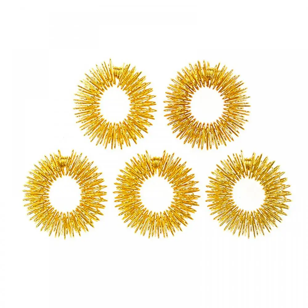 Anneau de massage mentaires oriel Spiky Fidget, outil de jouet de soins de santé pour enfants et adultes, 10 pièces