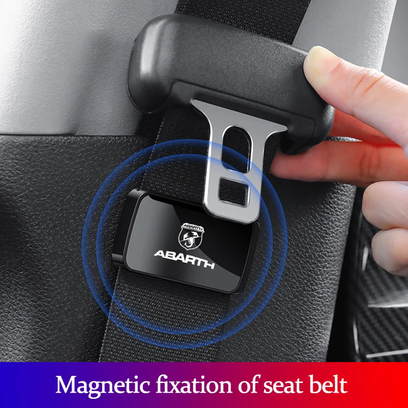 Fiat Autositzgurt-Fixierclips, Auto-Sitzgurtschnallenhalter, Stabilisator für Abarth Punto Panda Doblo Stilo Bravo Pondo Schlüsselanhänger