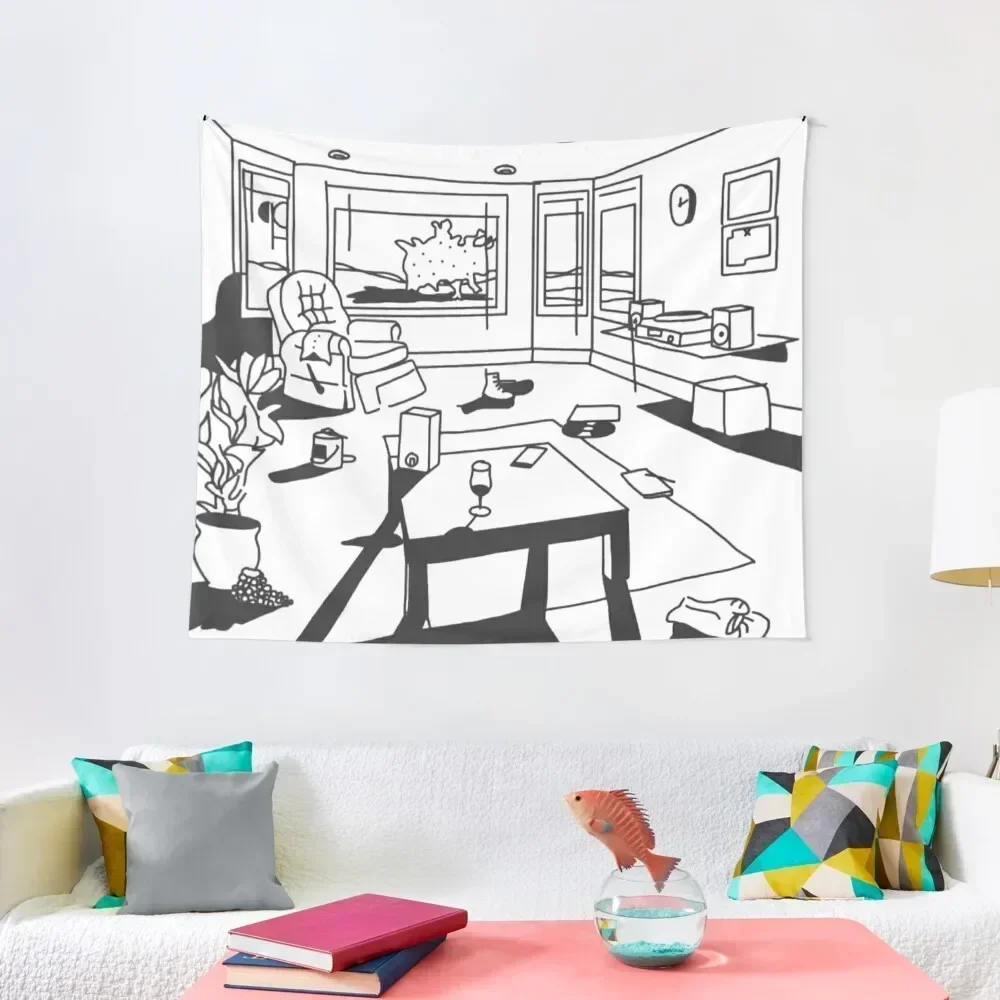 

hippo campus / landmark Tapestry Aesthetic Room Decoration Japanese Room Decor Home Decorators Tapestry