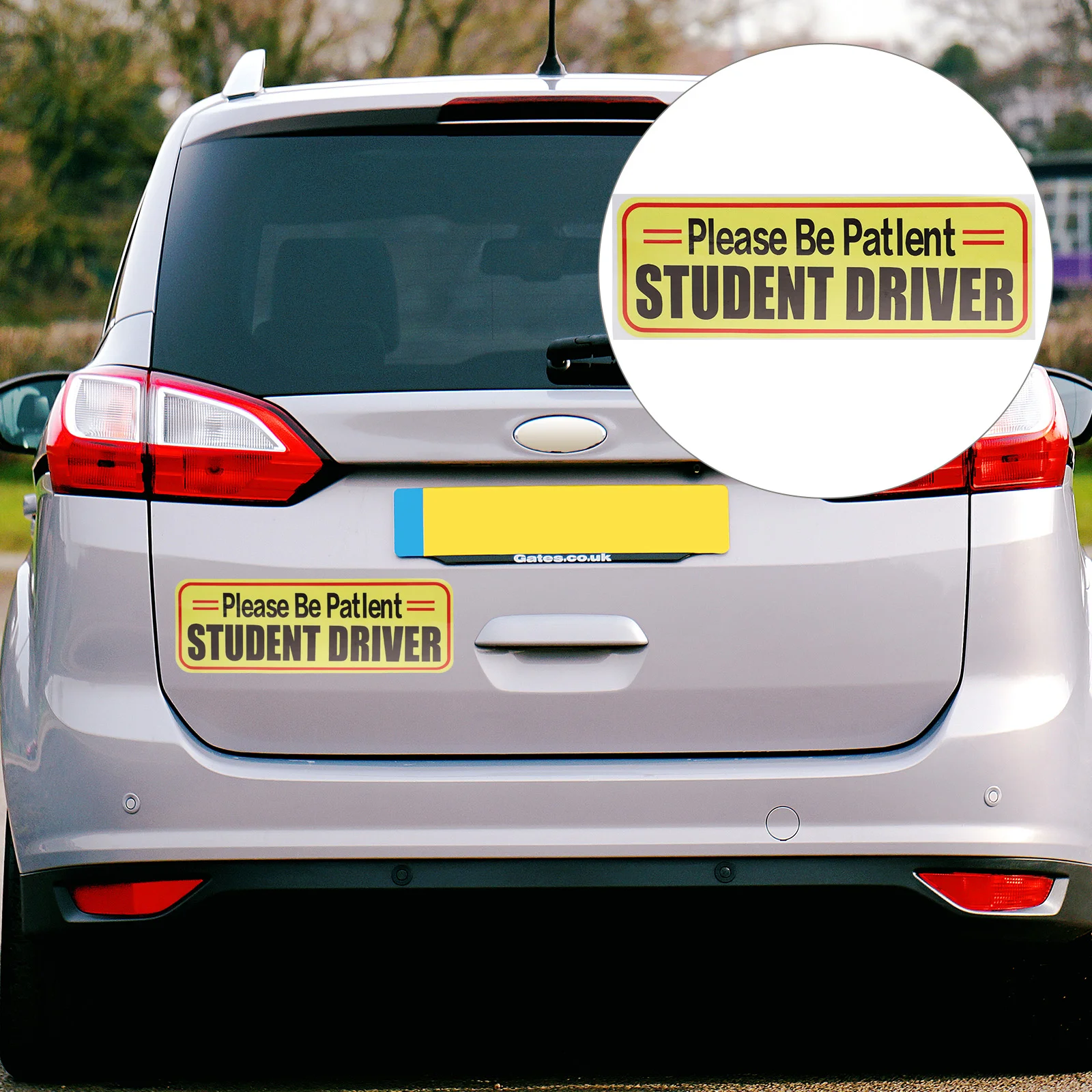 

Светоотражающие наклейки на автомобиль, студенческий водитель, автомобиль, магнитные новые знаки, многоразовые, безопасность