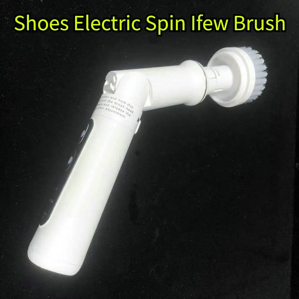 

Shoes Electric Spin Brush Cleaner Shoe Brush Washer Plastic Clothes Scrubbing Household Cordless Cleaning Tools Washing Brush