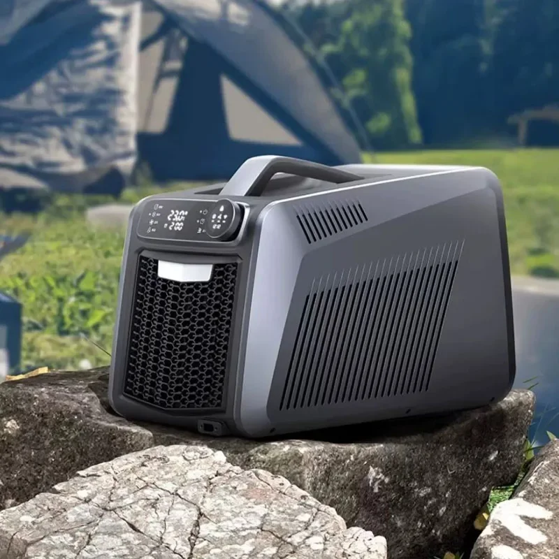 Portable Outdoor Air Conditioner with Carry Handle Digital Display Camping Cooling Unit Tent Vehicle Local Cooling Equipment