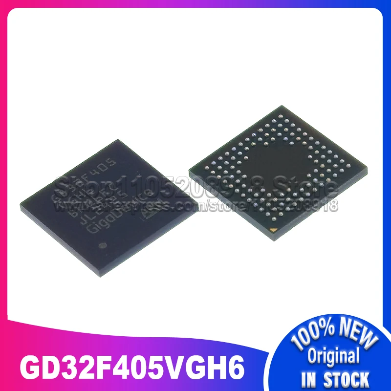 1 Buah/Lot GD32F405VGH6 GD32F405 BGA100 100% Asli Baru