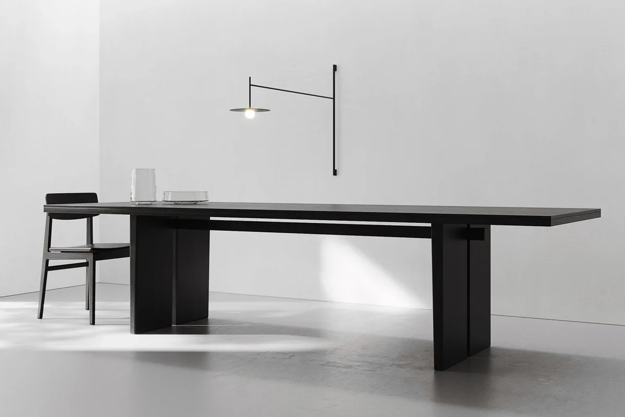 

Light Luxury Minimalist Solid Wood Conference Office Long Table Creative Workbench Industrial Style Conference Table