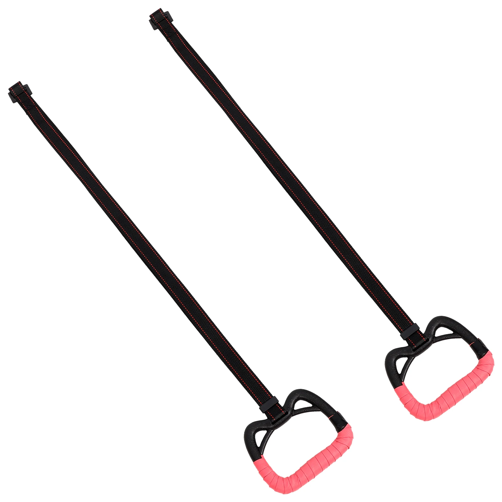 

Kids Gymnastics Rings Home Workout Equipment Smooth Surface Non Slip Adjustable Length Training Aid Sports Fitness